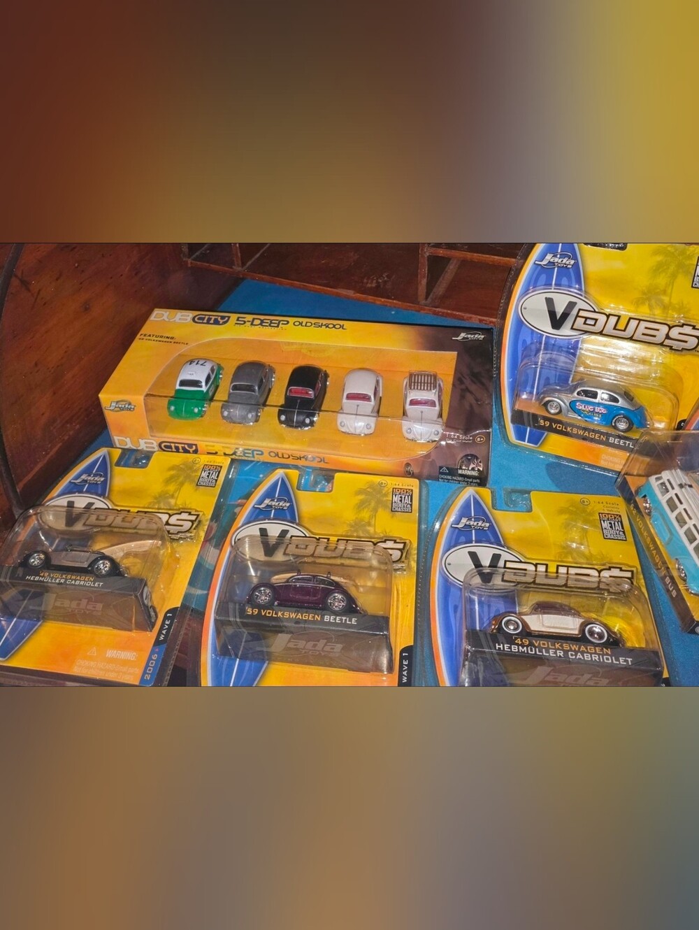 Jada Toys VW Volkswagen Beetle Bundle of 10 NEW IN BOX Cars